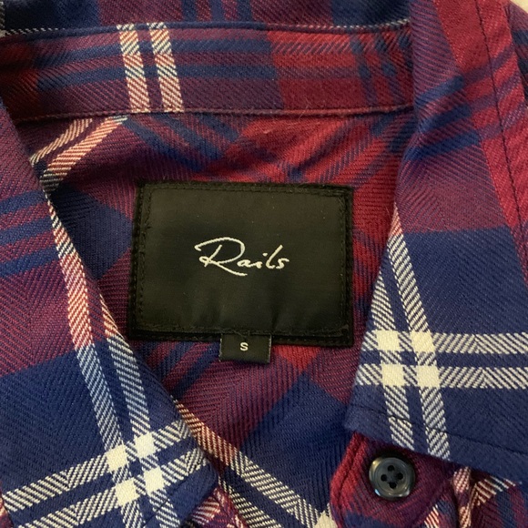 Size Small Rails plaid shirt - Picture 3 of 4